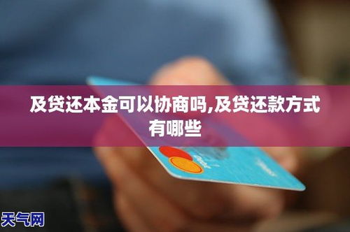 及貸還款方式詳解與本金協商可能性分析